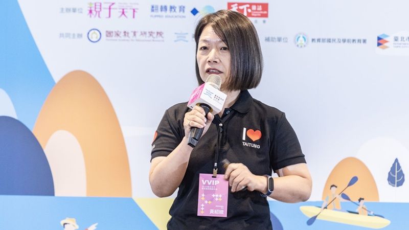 長濱國中校長黃紹娥，親子天下攝。