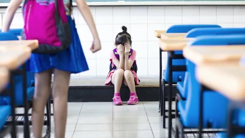 教育部8月17日預告修正「校園霸凌防制準則」，將「師對生」與「生對生」調查處理機制脫鉤。示意圖。Shutterstock