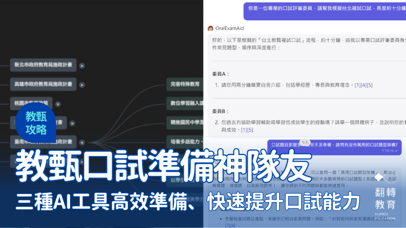 AI神隊友：善用三樣工具讓你教甄口試功力大增！阿青老師提供
