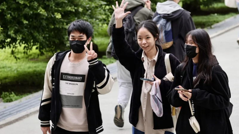 大學學測今天公告成績。聯合報記者陳正興攝影