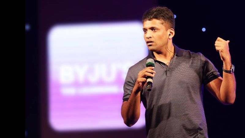 BYJU創辦人Byju Raveendran，在印度推動了在民間蔓延的教改。截自 Byju's 臉書粉專