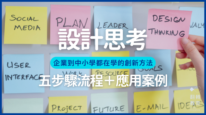 設計思考：企業到中小學都在學的創新法。圖片來源：CanvaPro@akinbostanci