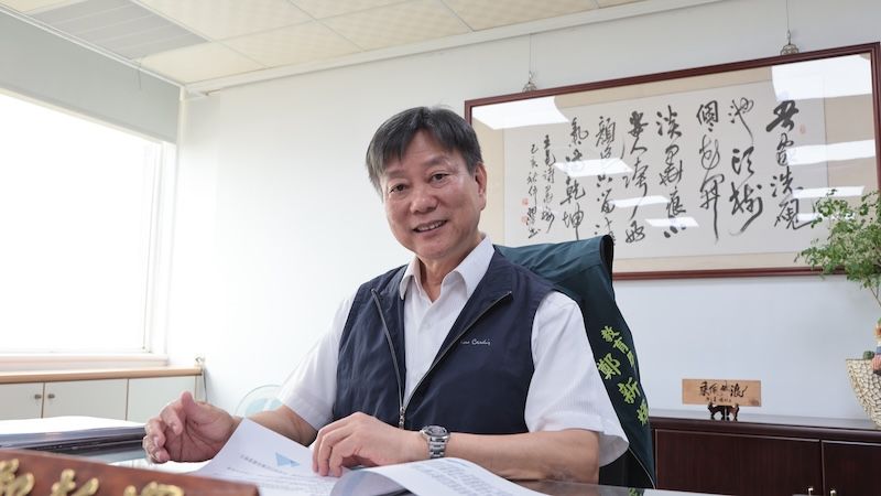 台南市教育局長鄭新輝。楊煥世攝影