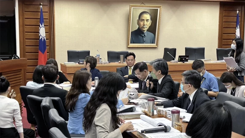 立法院教育及文化委員會今天（17日）逐條審查「國民教育法」修正草案。聯合報記者趙宥寧攝