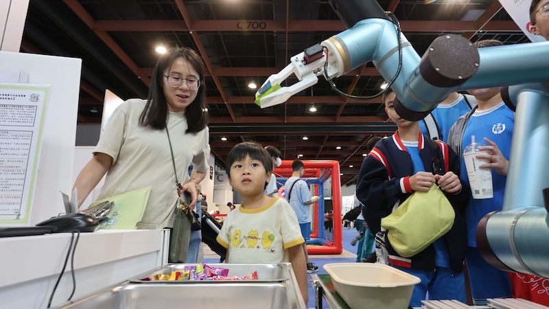 2025台灣教育科技展登場登場。楊煥世攝影