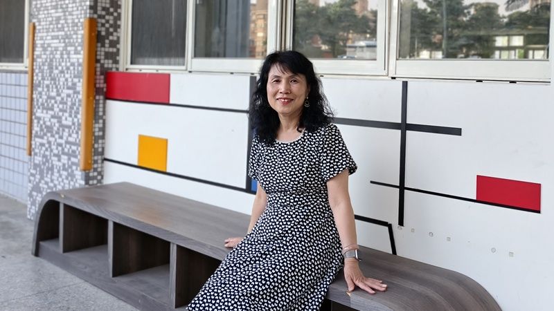 從事教職已經40年的校長游淑珍，認為校長的意義在於「成人」，蘇岱崙攝。