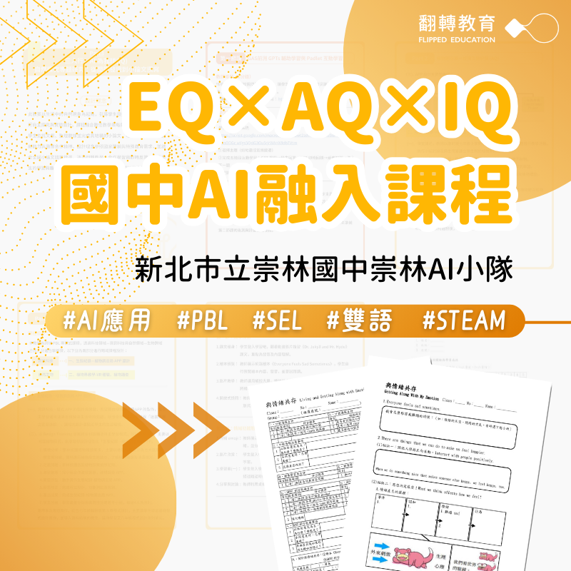 EQ × AQ × IQ 的國中 AI 融入課程