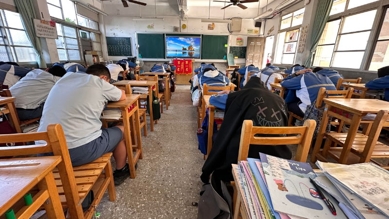 國中班導師的一天