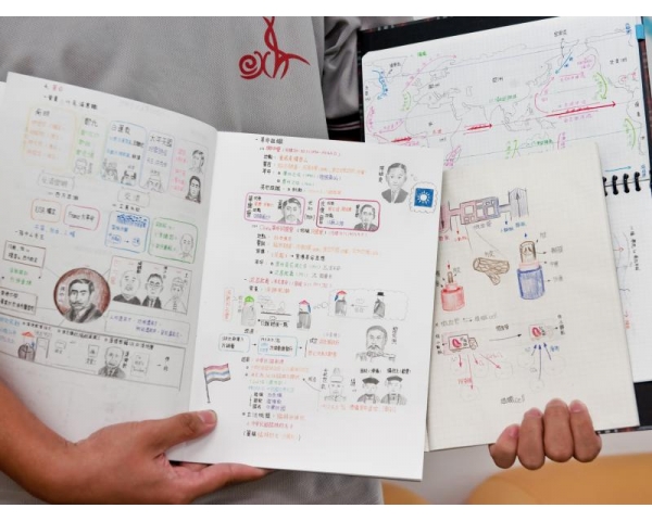 躍然紙上的筆記人生，有父母相挺