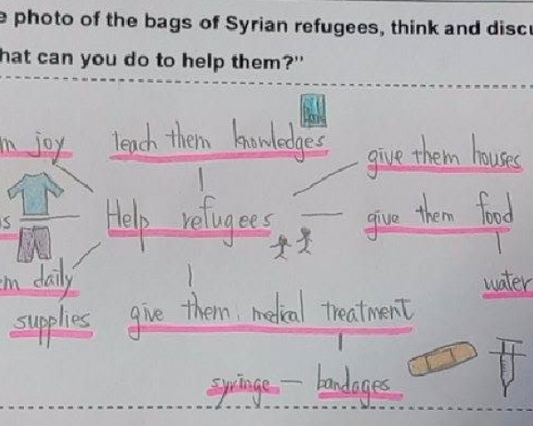 敘利亞難民之英語課