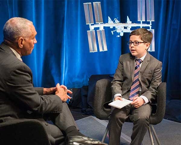 雄心十歲小記者　一圓太空總署採訪夢