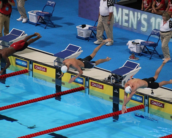 奧運泳者的堅持，泳帽下的…泳帽﻿