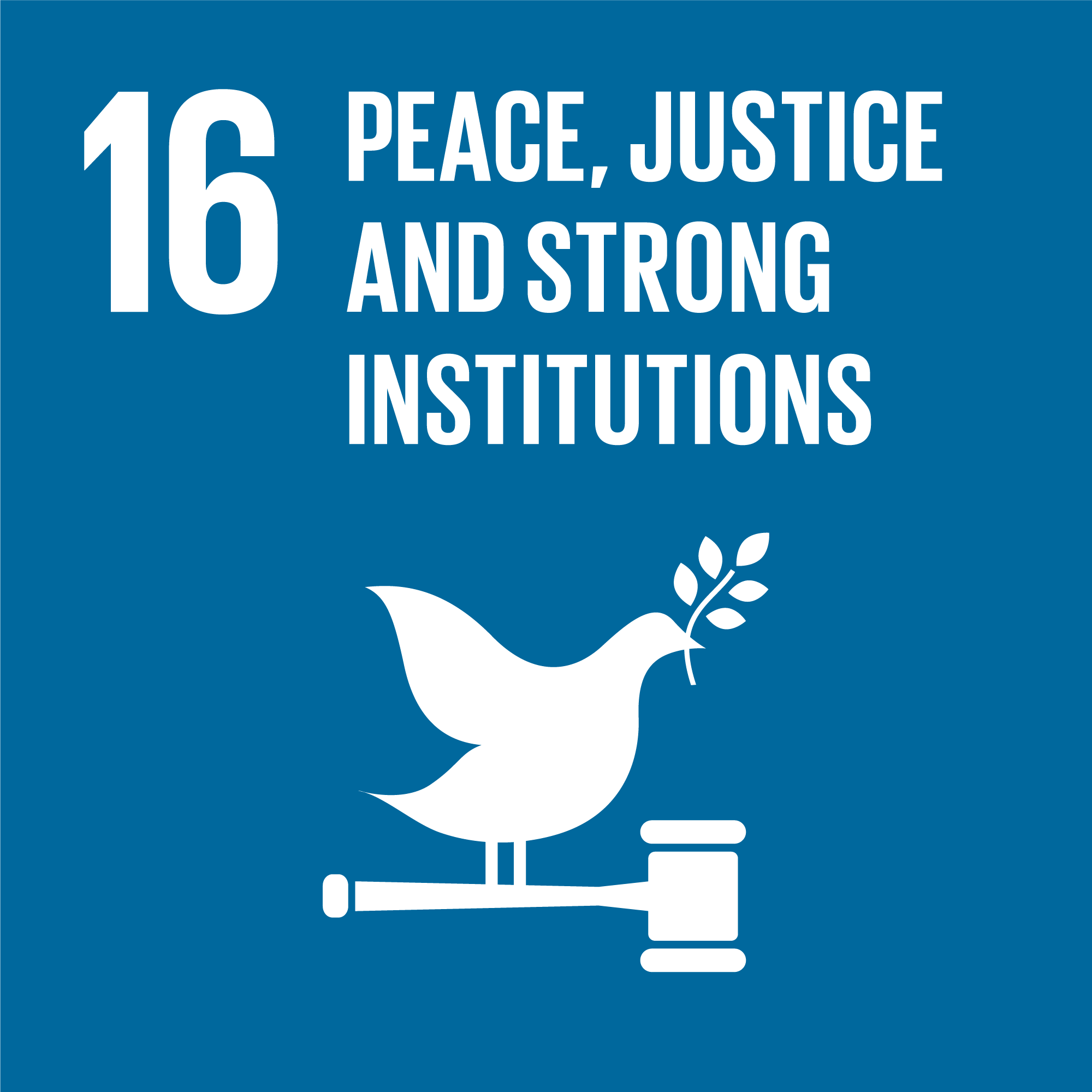 SDG 16 和平正義與有力的制度
