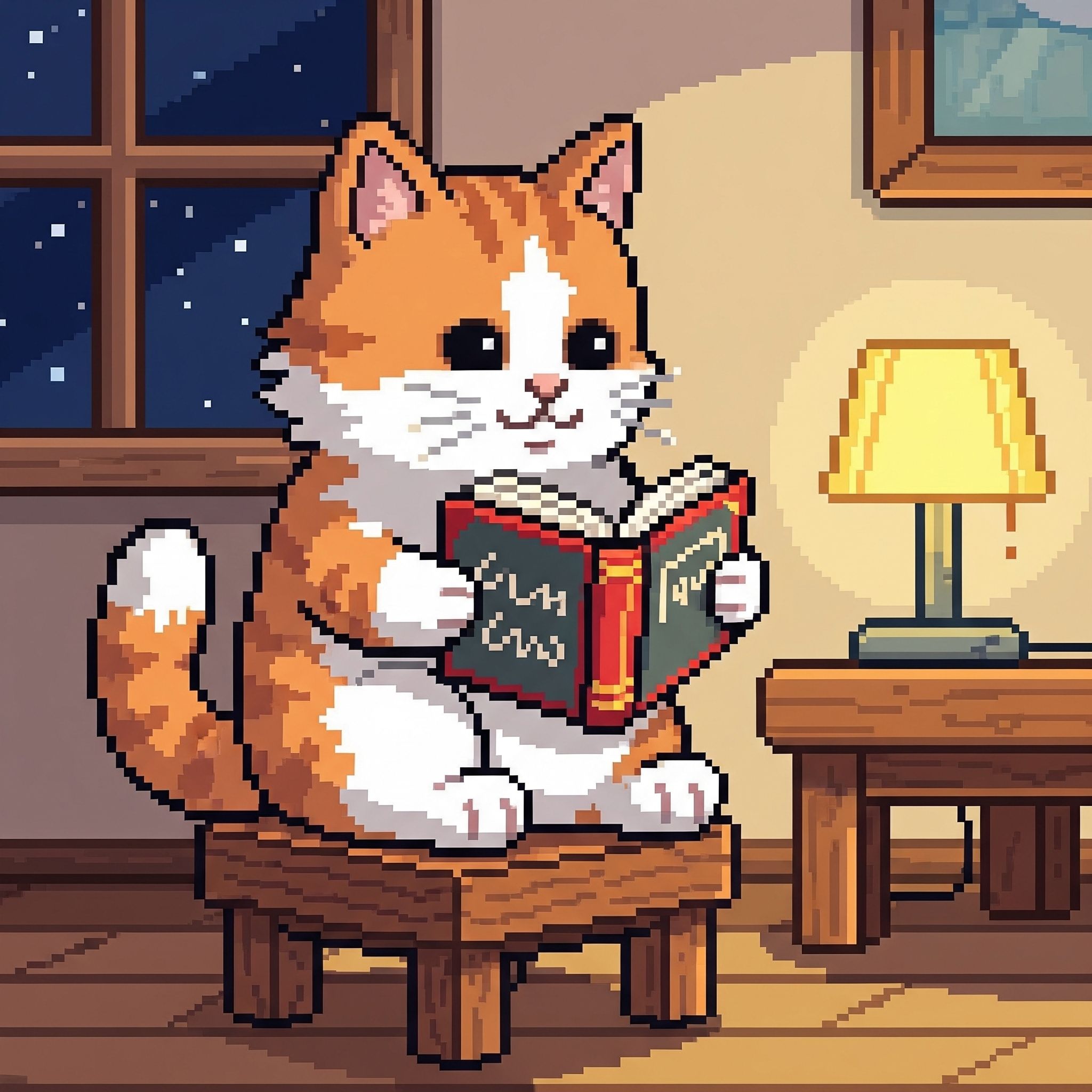 Gemini 生成圖片範例:像素風