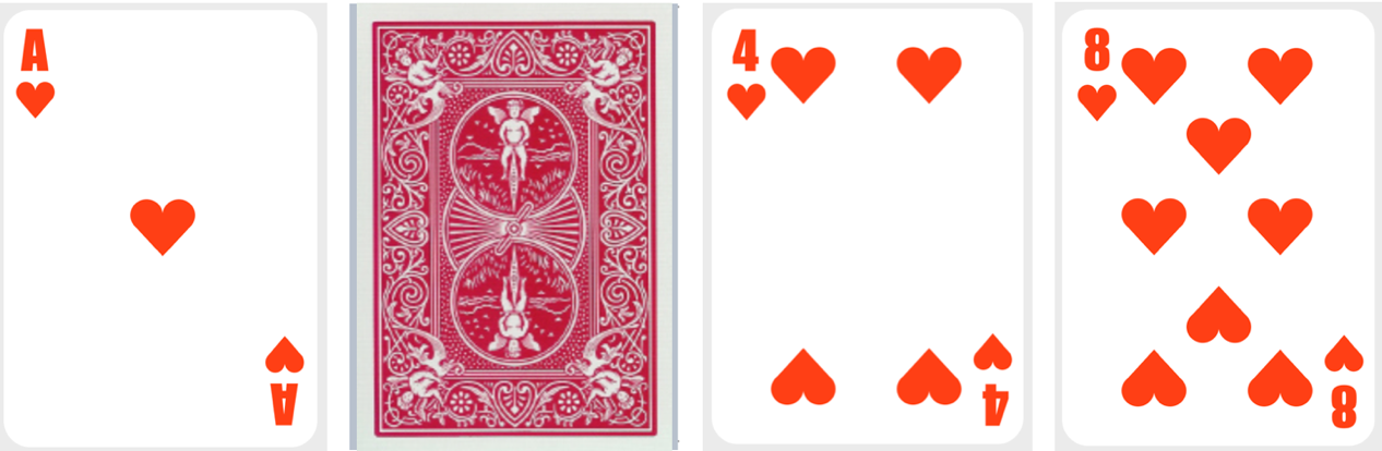 數學遊戲1：撲克牌翻翻樂，示範1