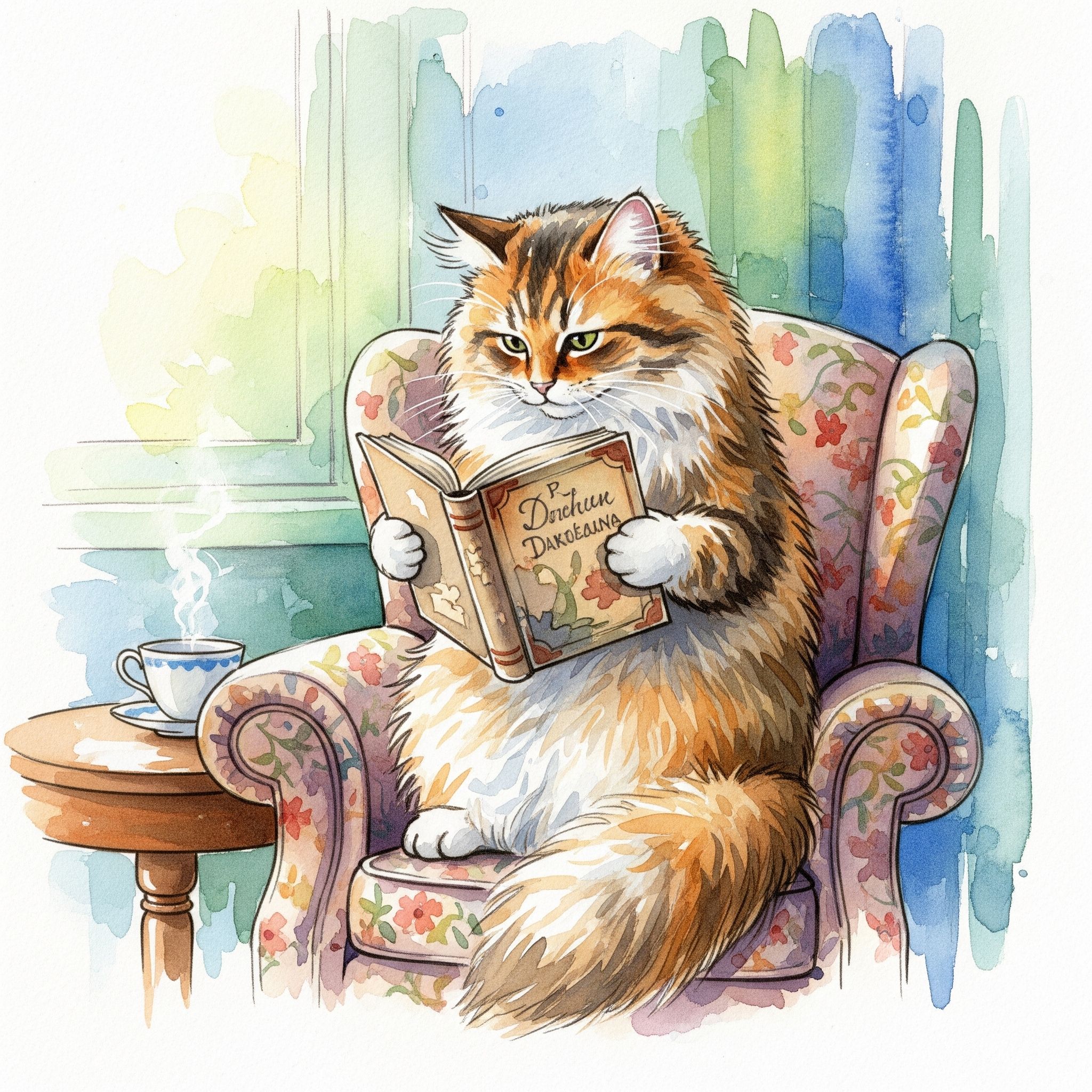 Gemini 生成圖片範例:水彩