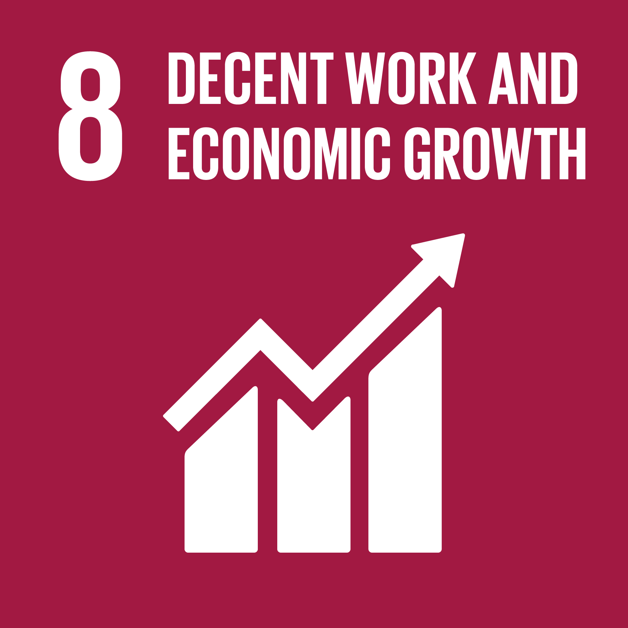 SDG 8 尊嚴就業與經濟發展