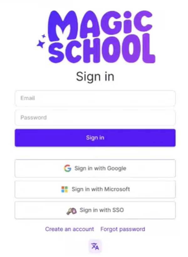 MagicSchool AI Sign up