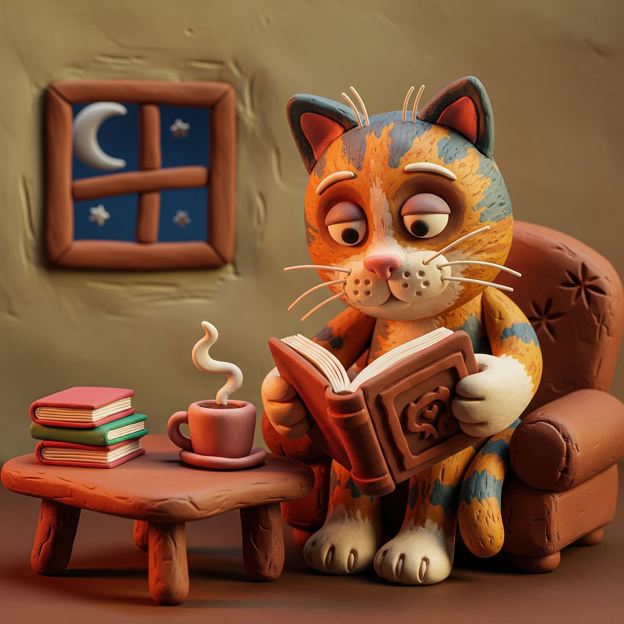 Gemini 生成圖片範例:黏土風