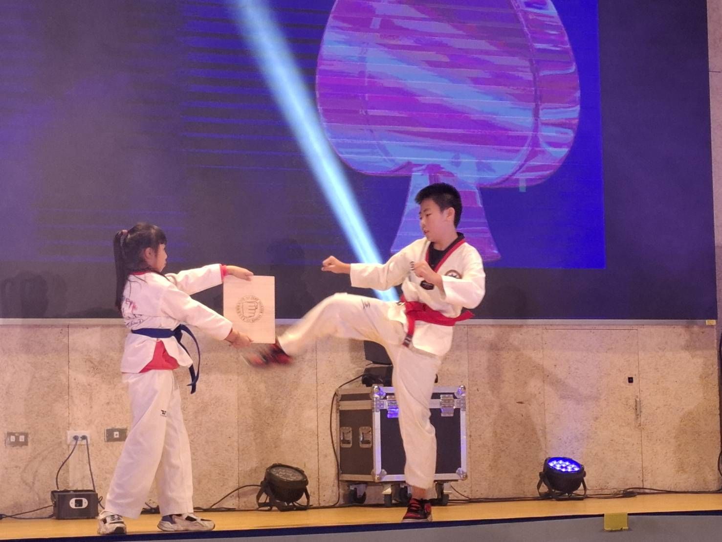 才藝表演：跆拳道