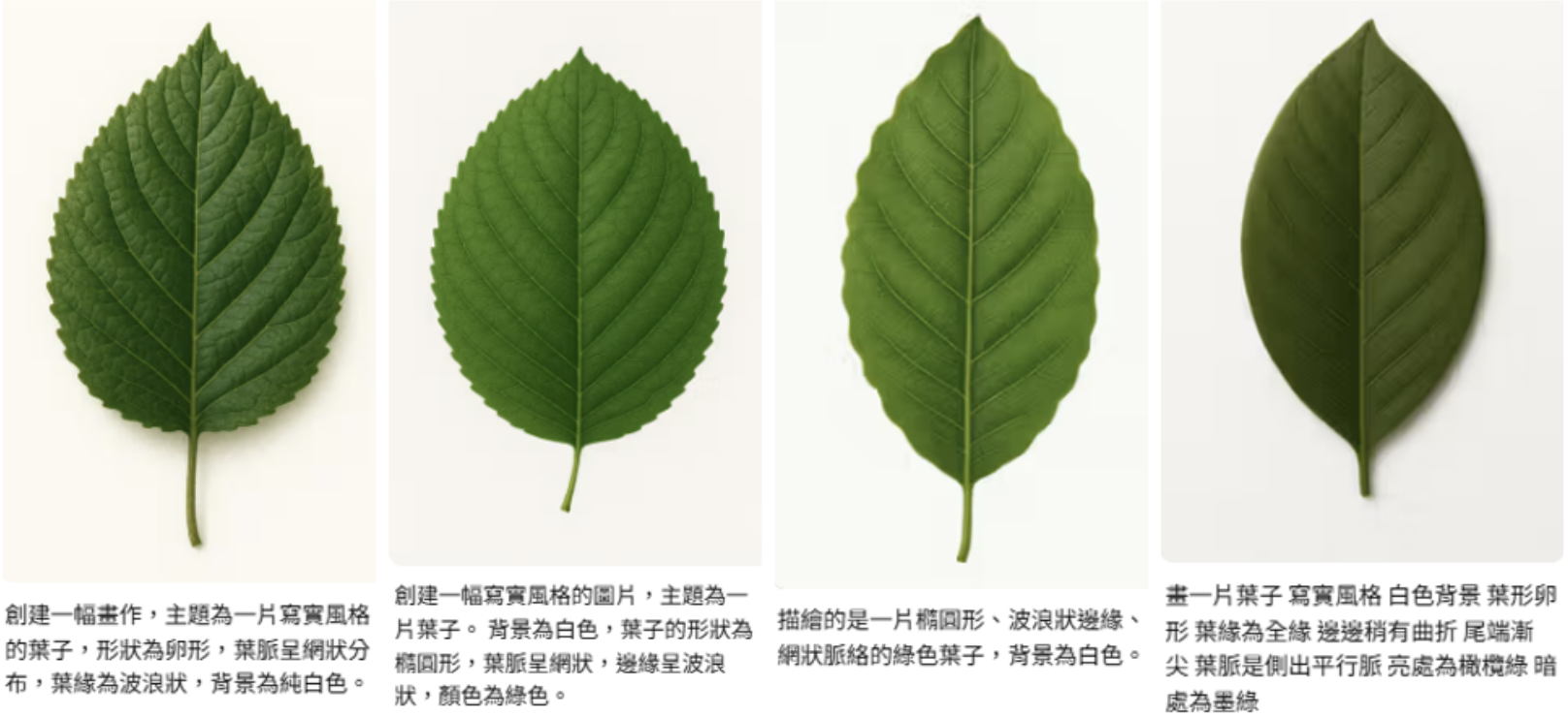 結構化觀察資料輸入給 AI 後,AI 生成的結果