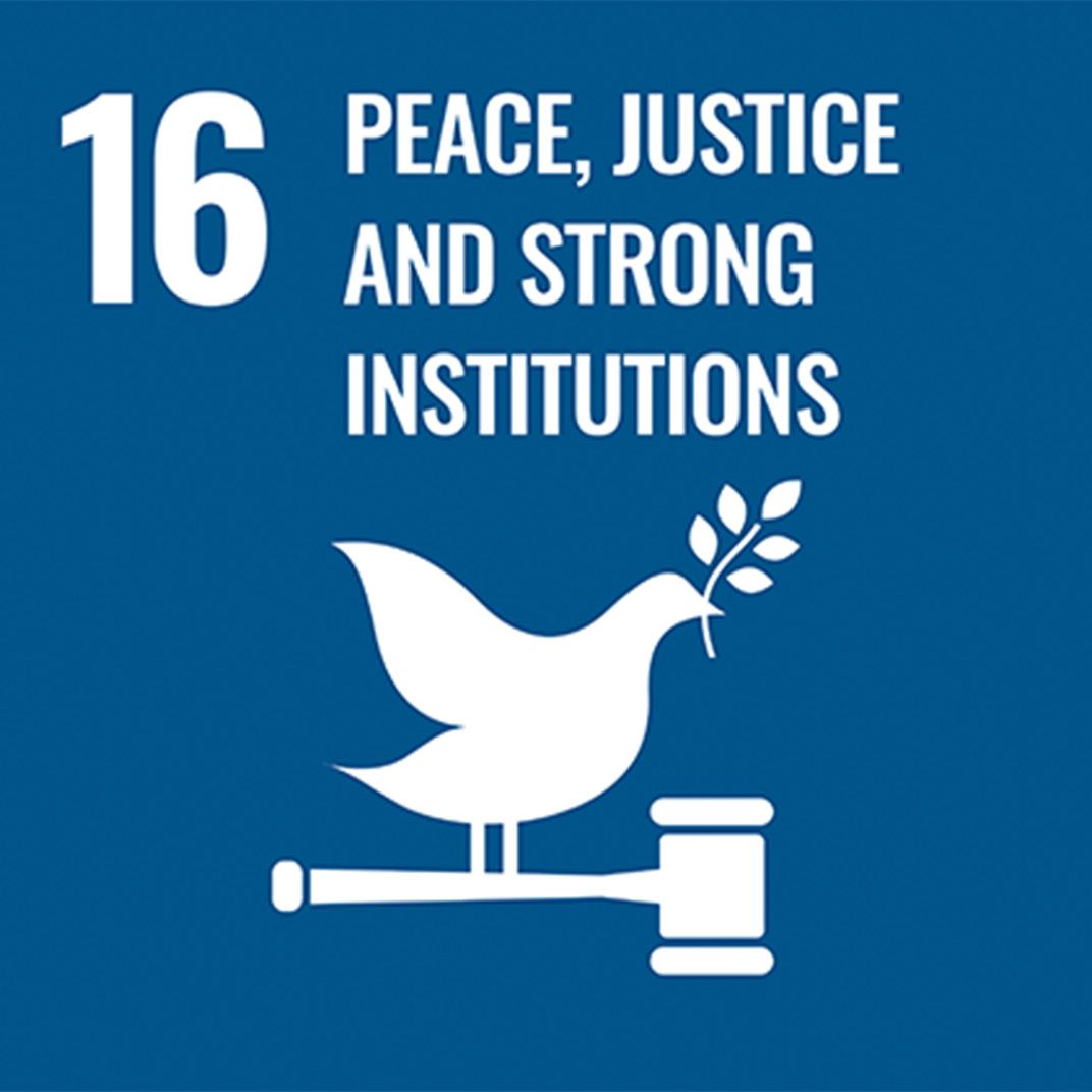 SDG 16 和平正義與有力的制度